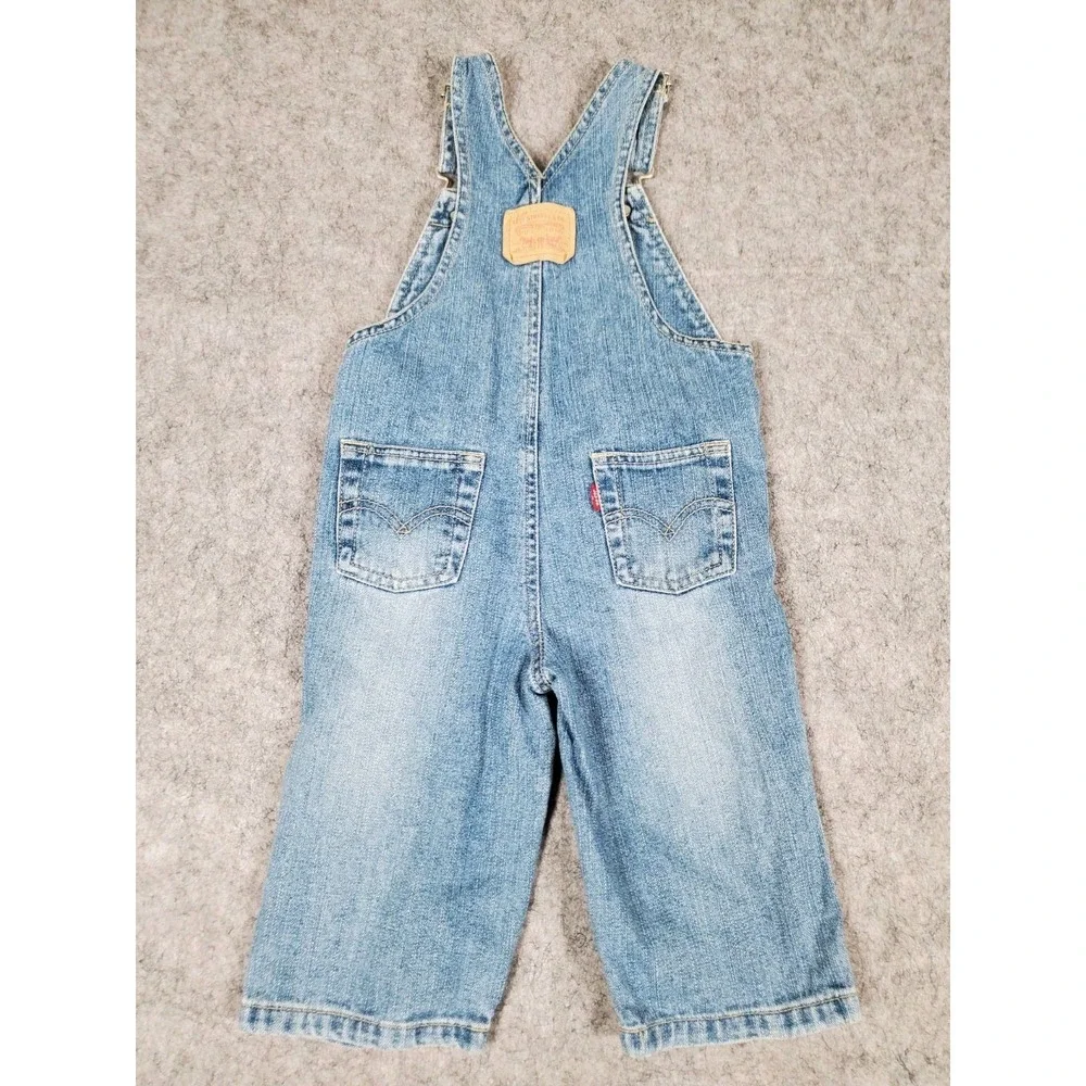 Levi's 18 Month Overalls Infant Child Youth Toddler Pants outfit denim